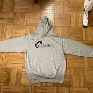 MV Sport Gray Pullover Hoodie with Front Graphic